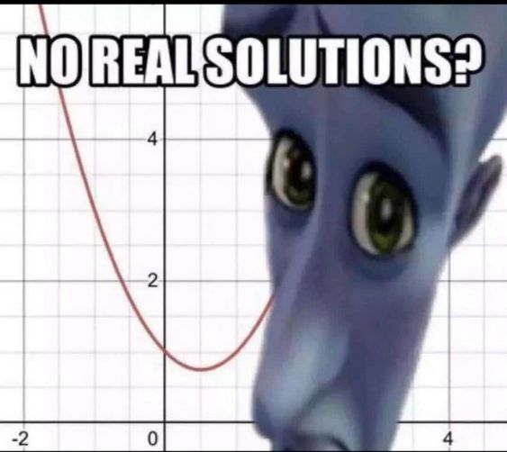 no real solutions